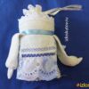 Народная куколка “Крупеничка” с голубым № 1087