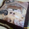 Лоскутная наволочка "Поросята" № 570.1 Лоскутная наволочка "Поросята" № 570